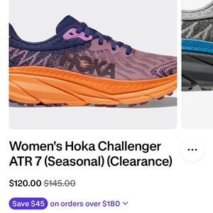 Hoka Women's Challenger ATR 7 Purple Orange